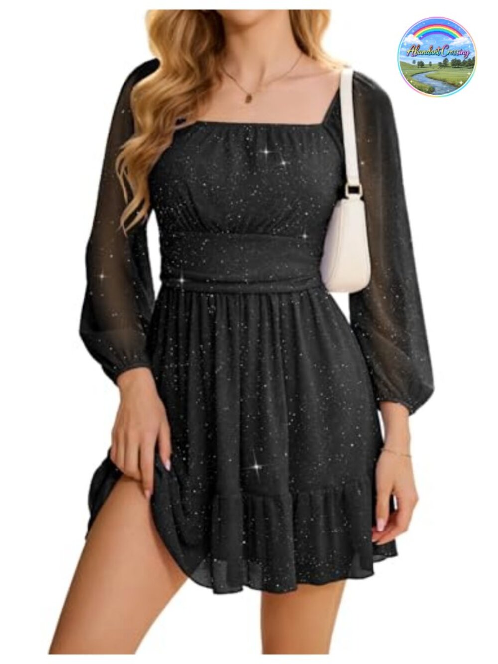 Sequined Formal Club & Night Out Dress Long Sleeve, Fully Lined